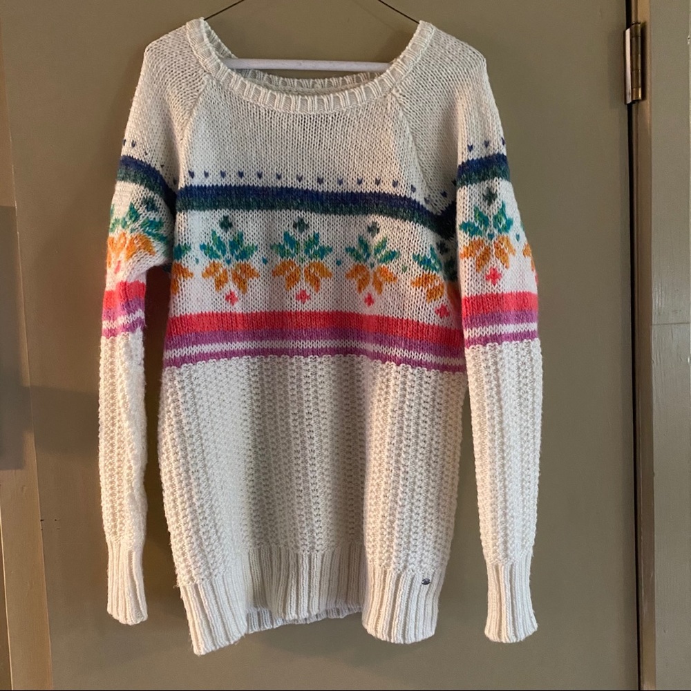 American Eagle multicolored jegging sweater